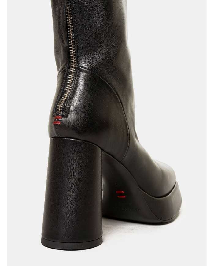 HALMANERA Tronchetto in pelle