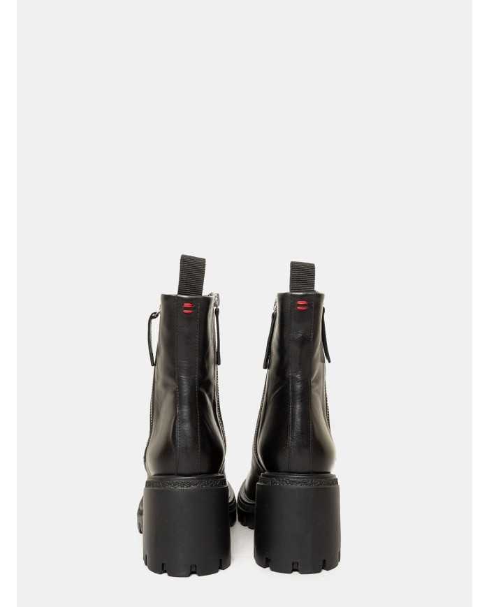 HALMANERA Anfibio in pelle con zip laterale