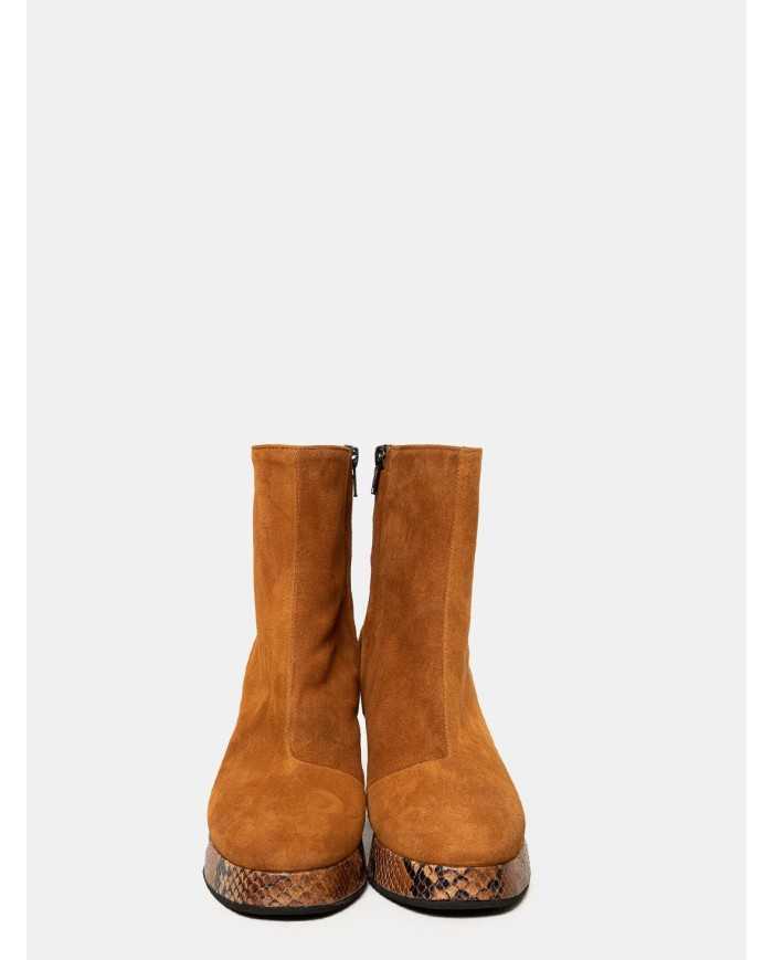 ROBERTO FESTA Tronchetto in camoscio