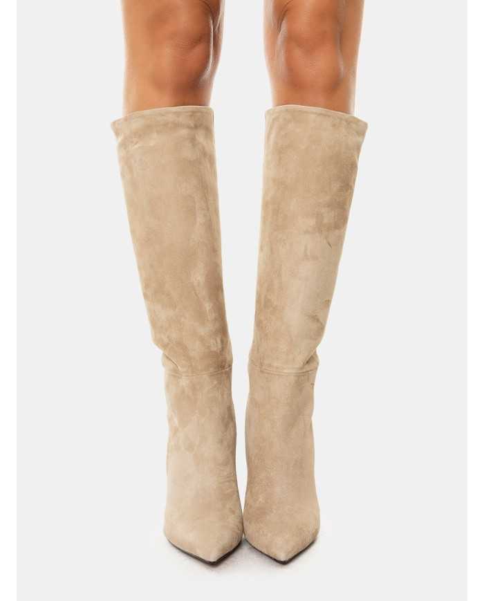 BIANCA DI' Stivale in camoscio