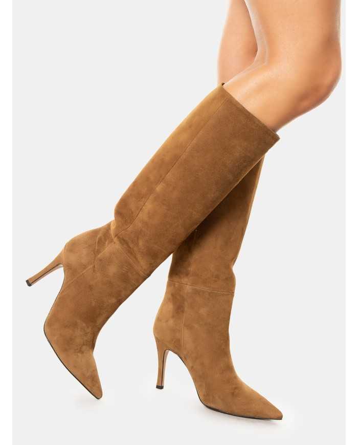 BIANCA DI' Stivale in camoscio