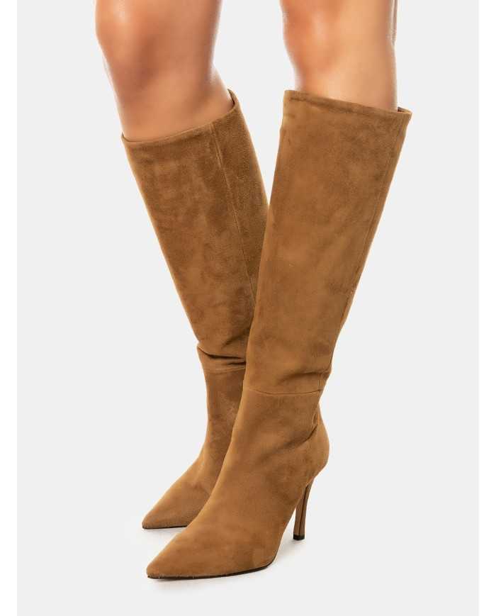 BIANCA DI' Stivale in camoscio