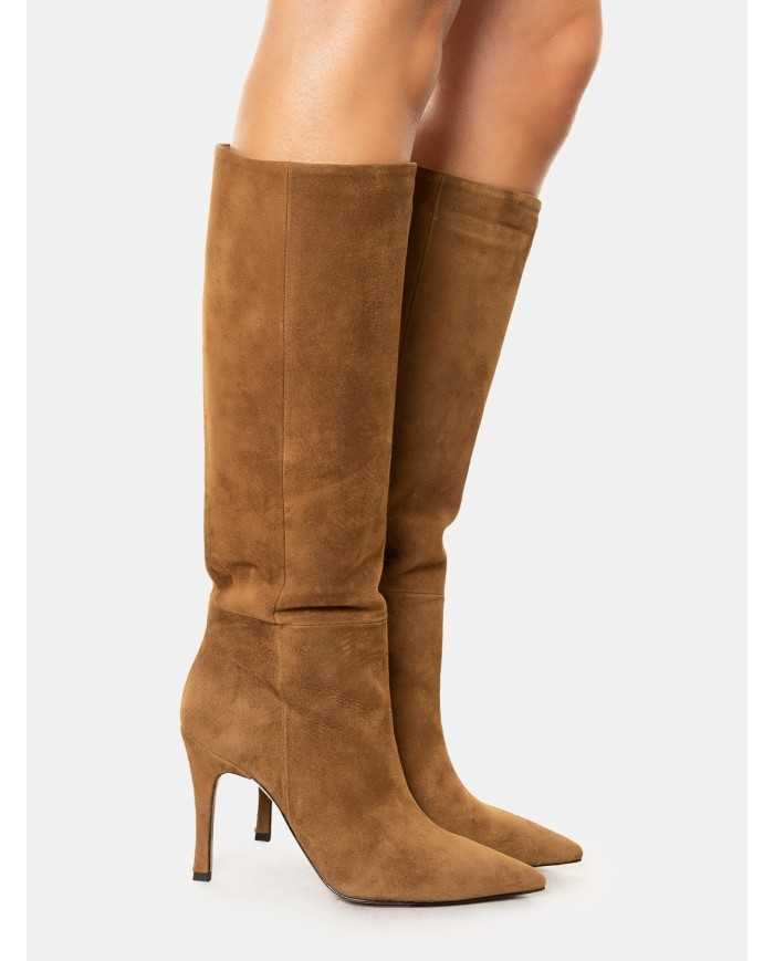 BIANCA DI' Stivale in camoscio