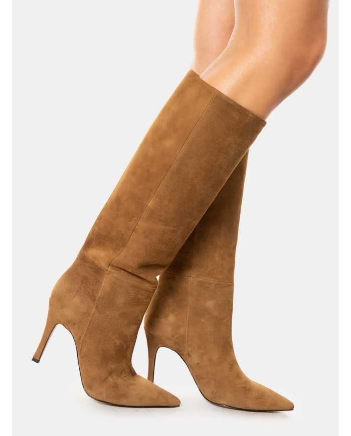 BIANCA DI' Stivale in camoscio