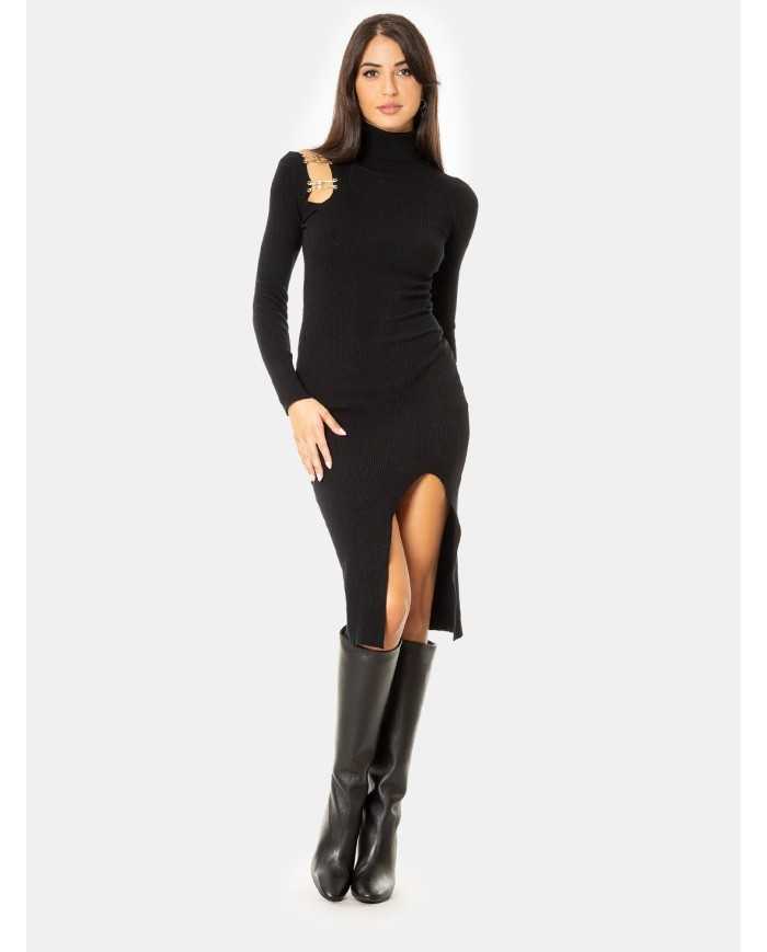 SIMONA CORSELLINI Abito in maglia a coste