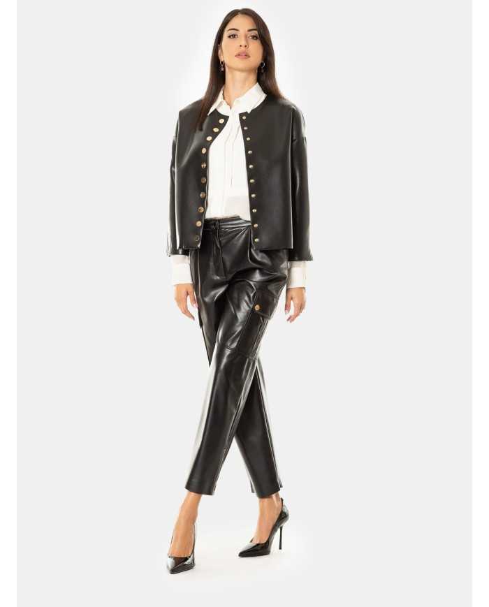 SIMONA CORSELLINI Giacca in ecopelle