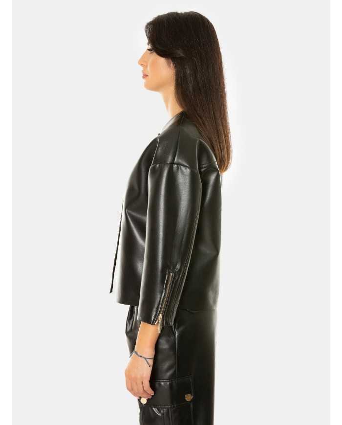 SIMONA CORSELLINI Giacca in ecopelle