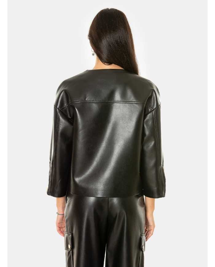 SIMONA CORSELLINI Giacca in ecopelle