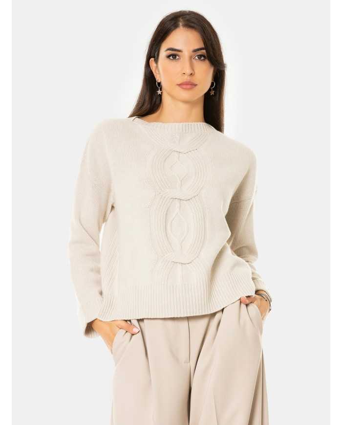 D.EXTERIOR Maglia con intreccio