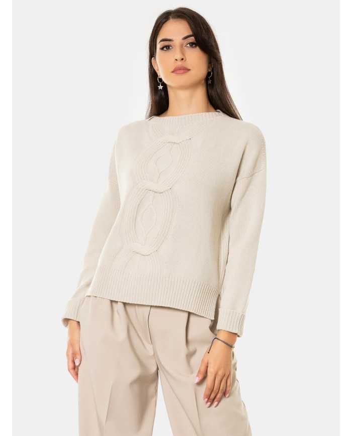 D.EXTERIOR Maglia con intreccio