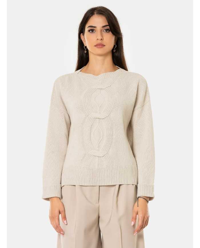 D.EXTERIOR Maglia con intreccio