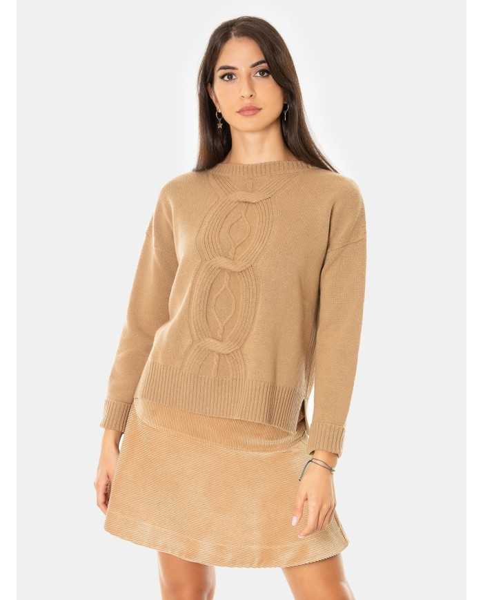 D.EXTERIOR Maglia con intreccio