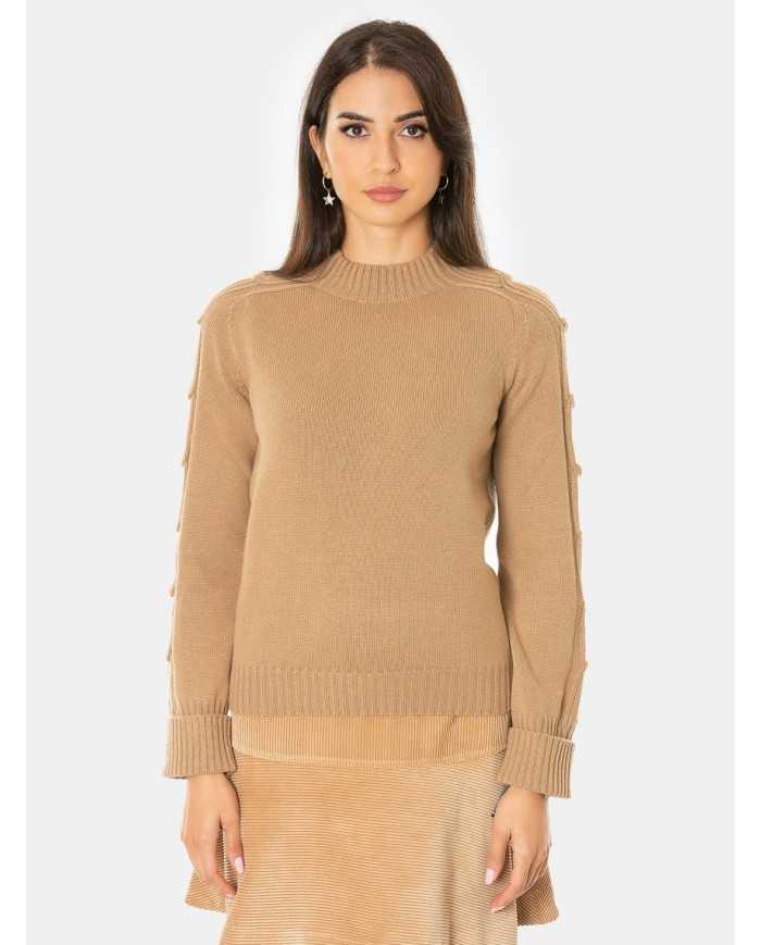 D.EXTERIOR Maglia con intreccio manica