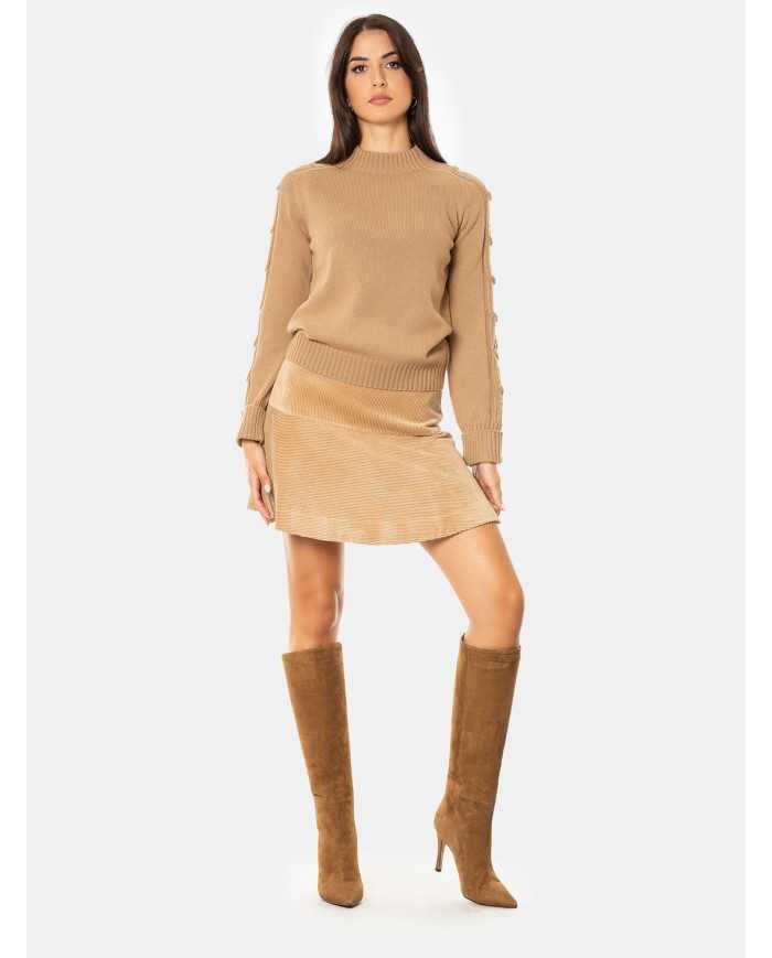 D.EXTERIOR Maglia con intreccio manica