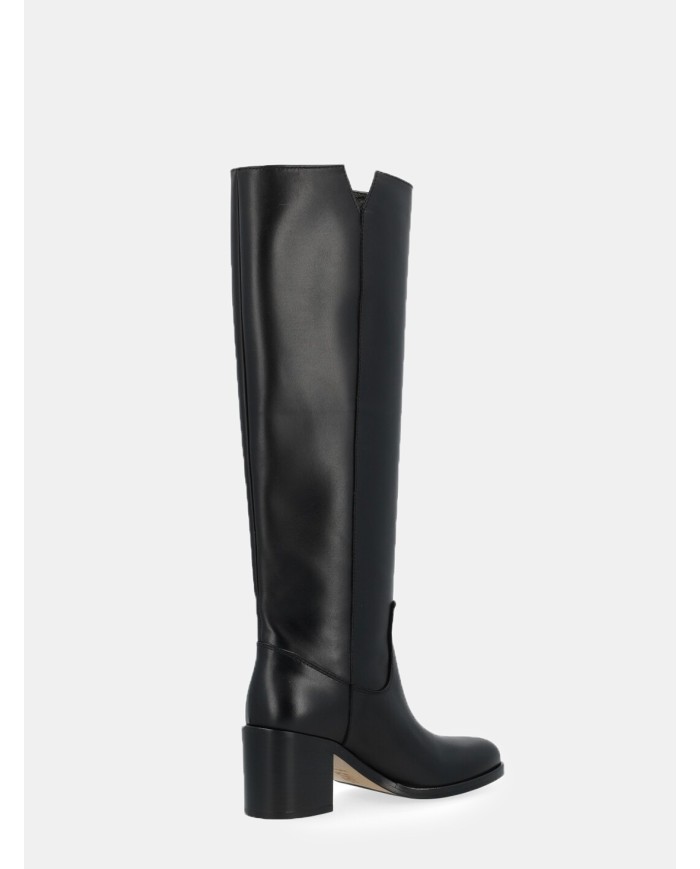 Via Roma 15 Stivale in pelle con tacco