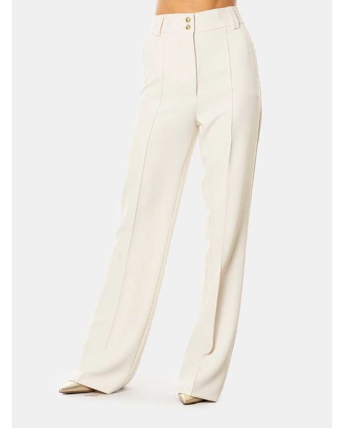 W LES FEMMES by BABYLON Pantalone tailleur a palazzo