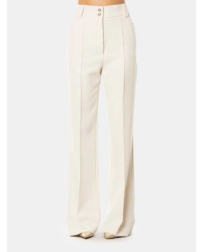 W LES FEMMES by BABYLON Pantalone tailleur a palazzo