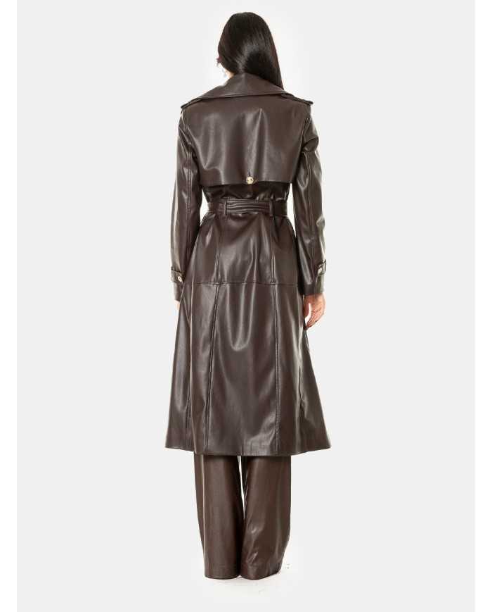 EUREKA by BABYLON Trench in ecopelle