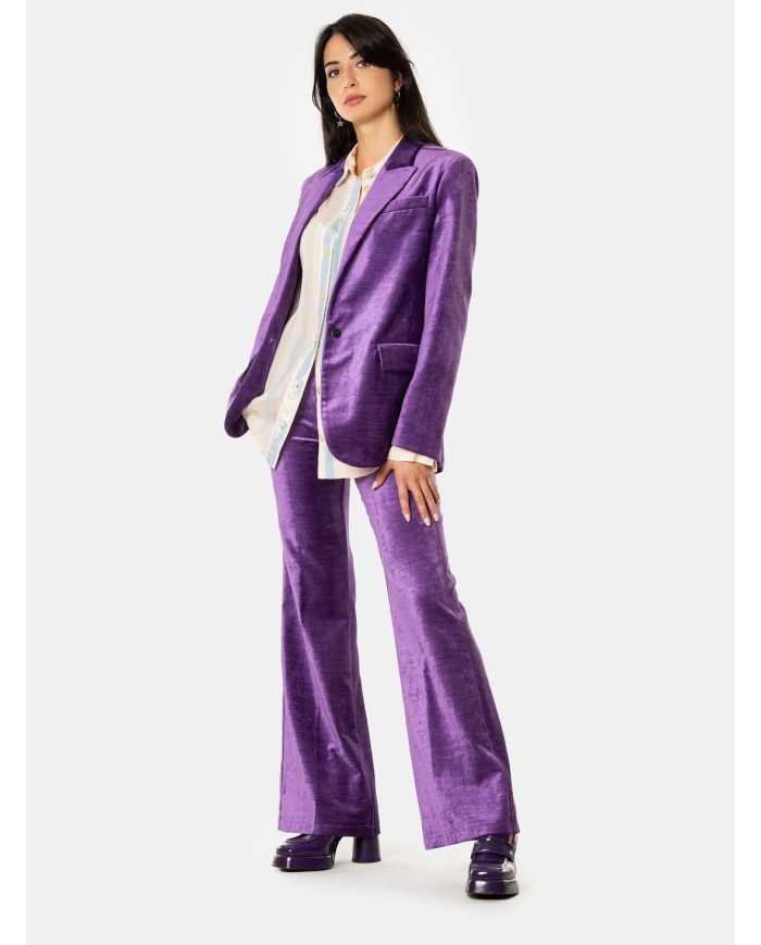 forte_forte Giacca maschile in velluto liscio