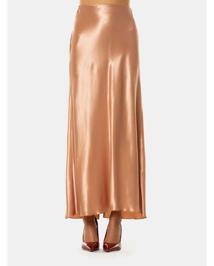 forte_forte Gonna longuette in raso