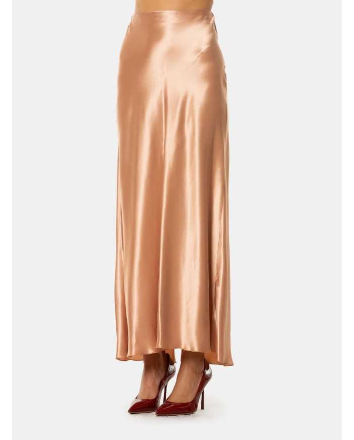 forte_forte Gonna longuette in raso