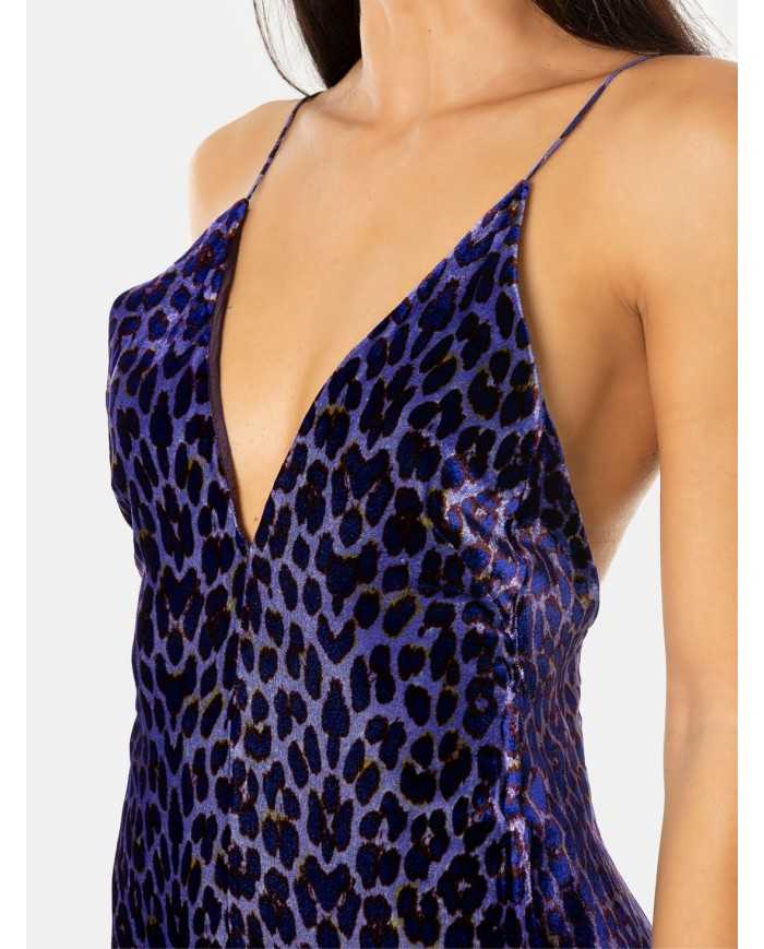 forte_forte Abito in velluto stampato