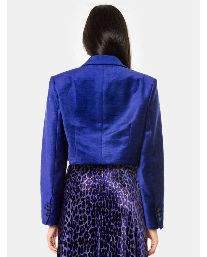 forte_forte Giacca spencer velluto liscio