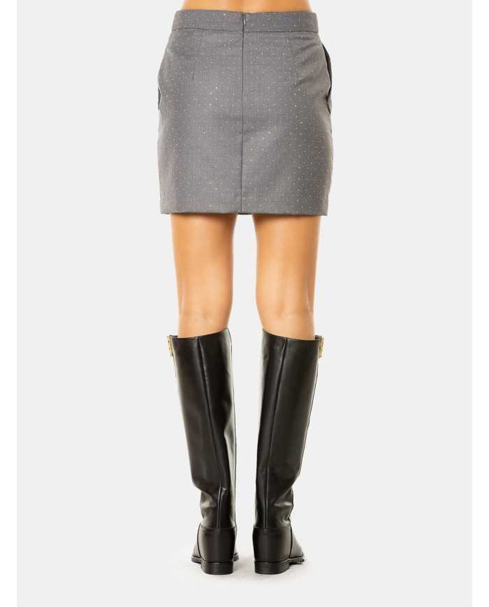 SIMONA CORSELLINI Gonna con strass