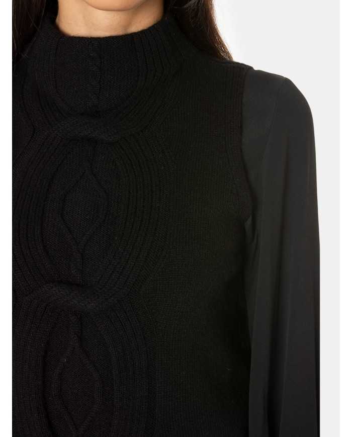 D.EXTERIOR Gilet in cachemire e seta