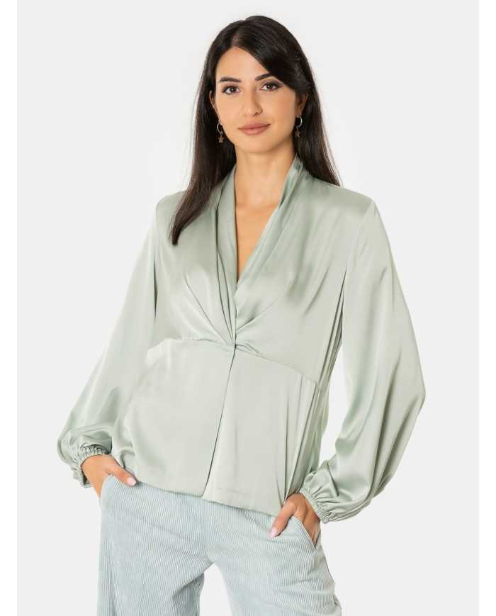 D.EXTERIOR Camicia in raso fluido