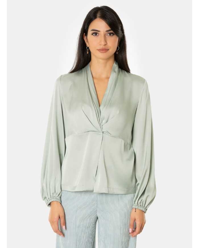 D.EXTERIOR Camicia in raso fluido