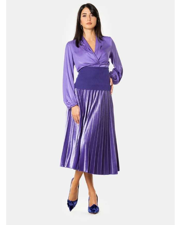 D.EXTERIOR Camicia in raso fluido