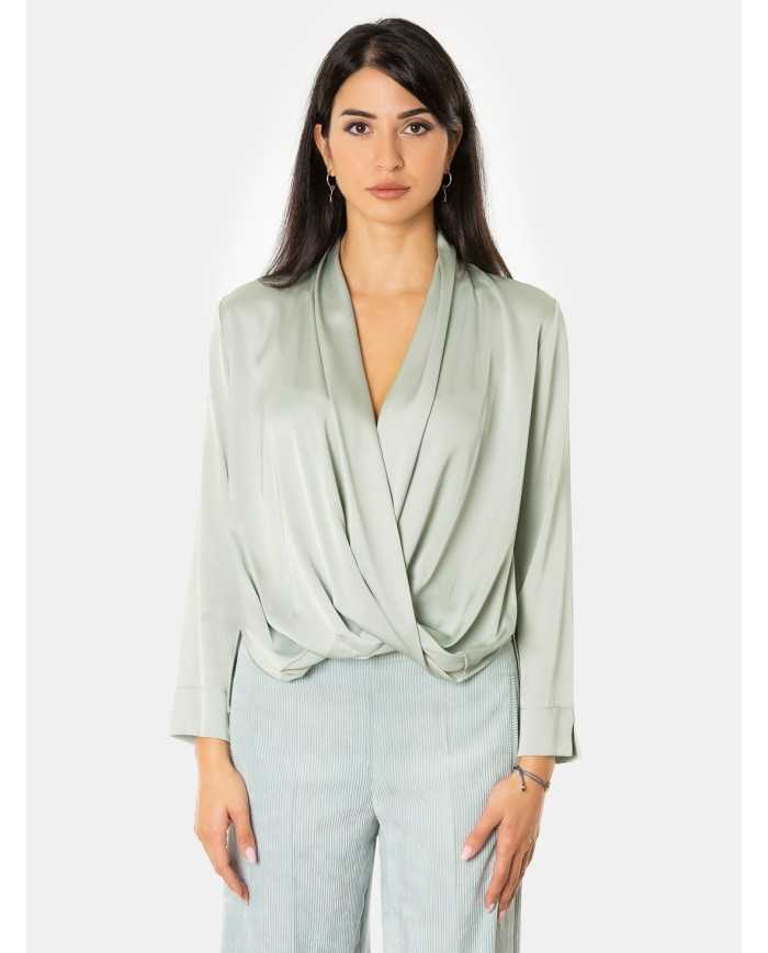 D.EXTERIOR Camicia in raso fluido