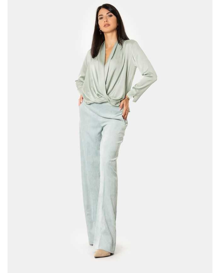 D.EXTERIOR Camicia in raso fluido