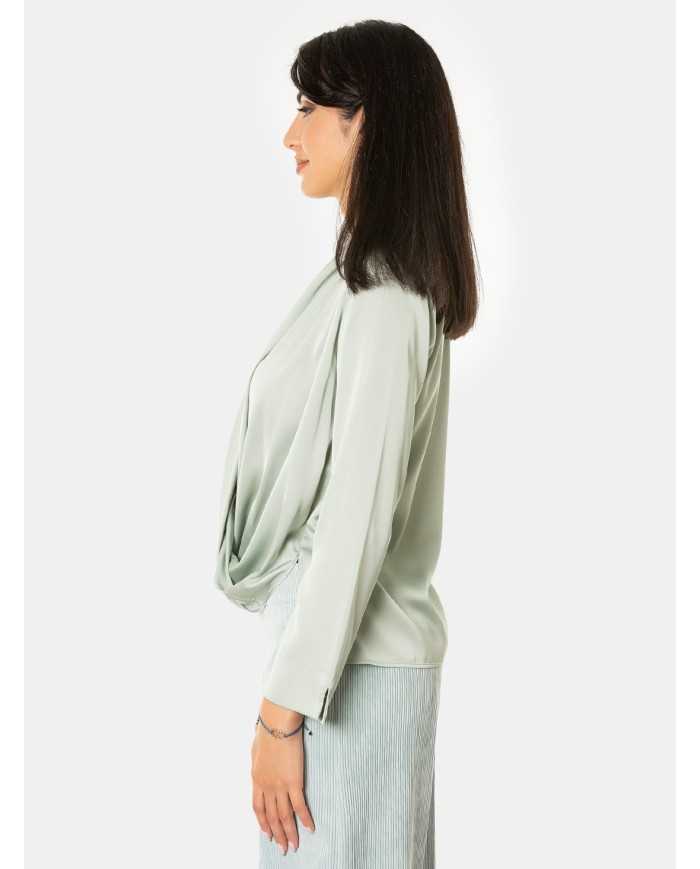 D.EXTERIOR Camicia in raso fluido