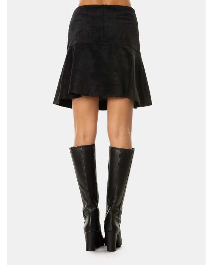 D.EXTERIOR Gonna mini in velluto a coste