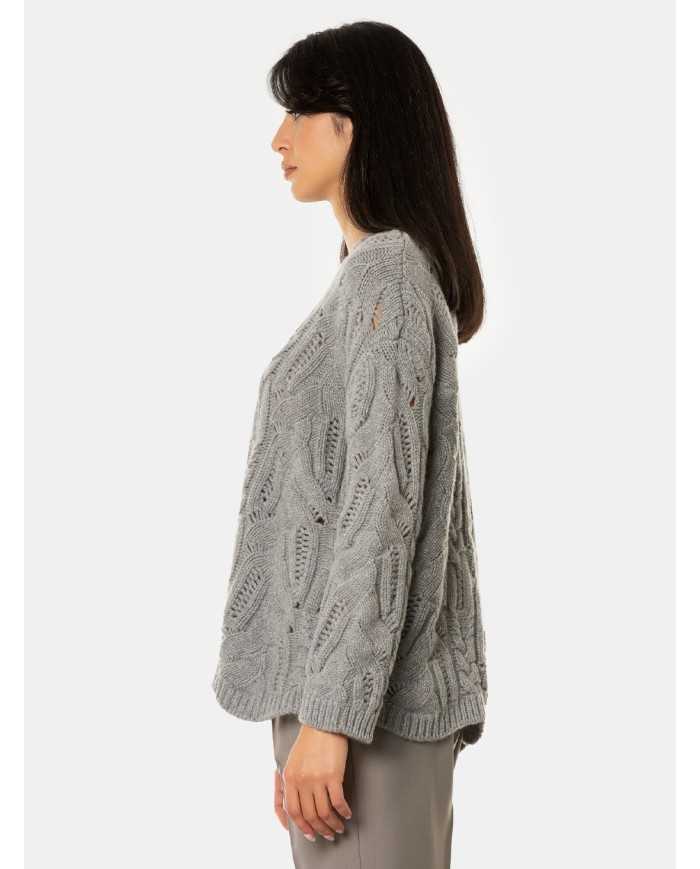 VANISE' Maglia maxi treccia