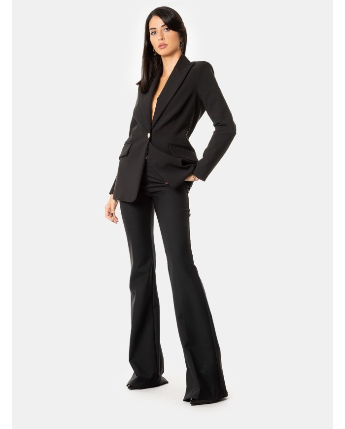 BABYLON Pantalone a zampa tailleur