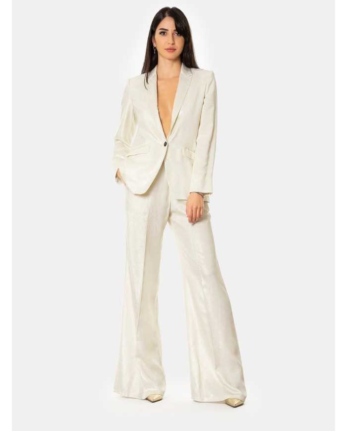 forte_forte Giacca laminata in velluto