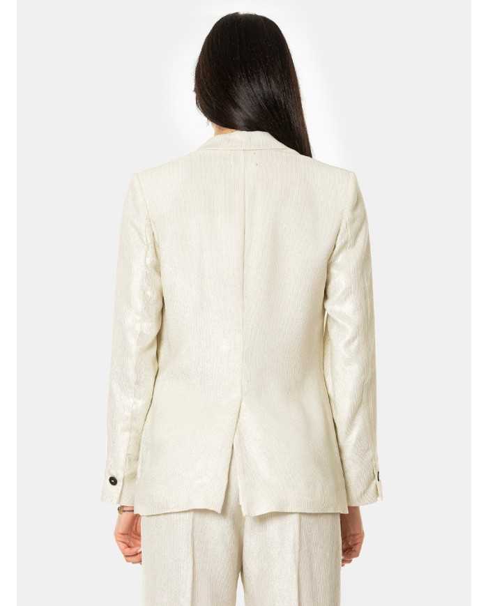 forte_forte Giacca laminata in velluto