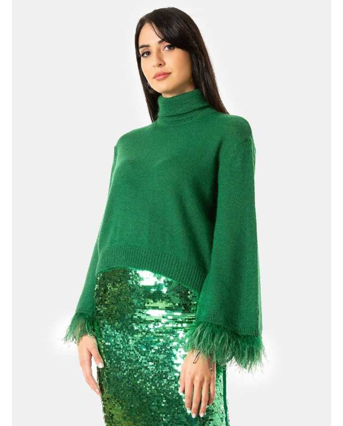 MAXMARA WEEKEND Maglia con piume