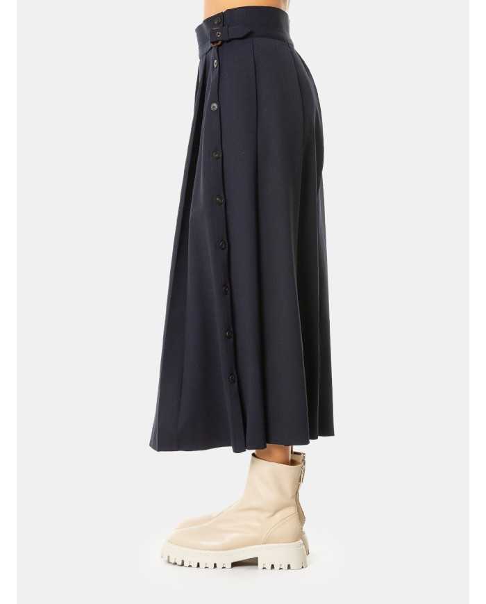 MAXMARA WEEKEND Gonna con fibbia e bottoni