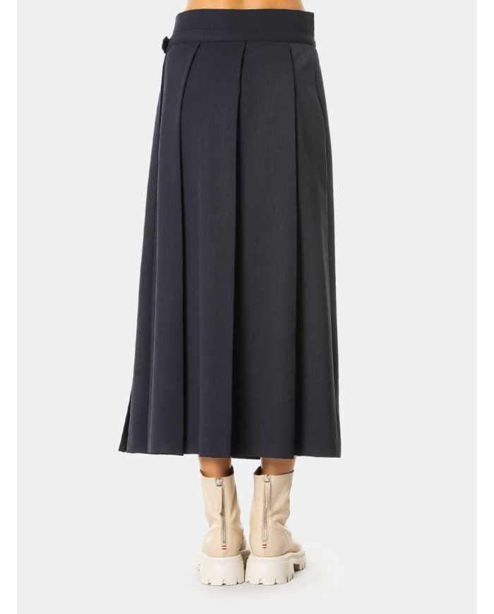 MAXMARA WEEKEND Gonna con fibbia e bottoni