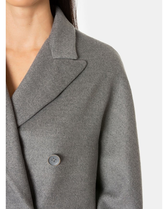 MOUCHE Cappotto corto doppiopetto