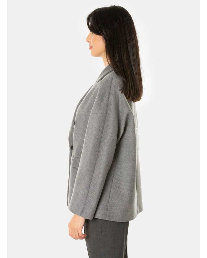 MOUCHE Cappotto corto doppiopetto