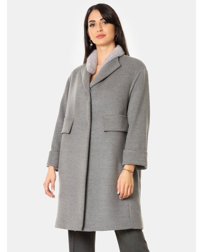 MOUCHE Cappotto in lana vergine