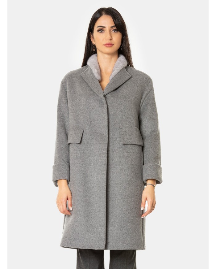 MOUCHE Cappotto in lana vergine