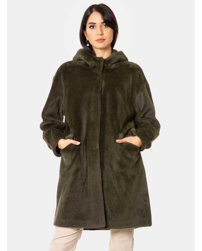 ZOE PARIS Parka in ecopelliccia