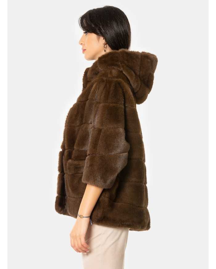 ZOE PARIS Cappa con cappuccio