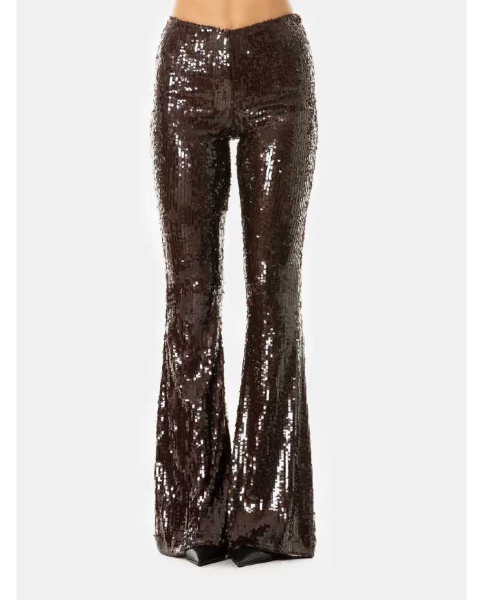 ANIYE BY Pantalone in paillettes